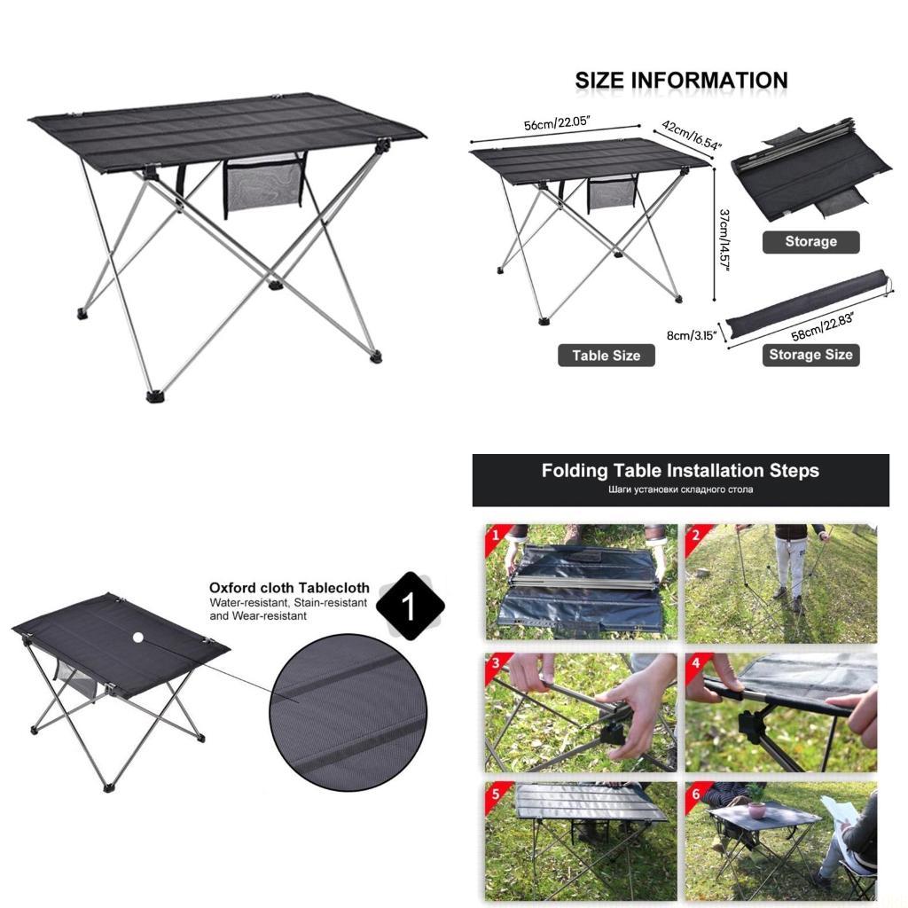 U2JB Table Camping Portable lé - Camping Cooking Table avis et prix