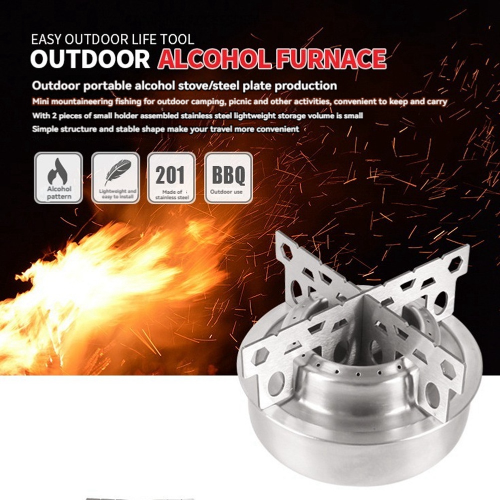 Mini poêle à alcool Portable,  - Camping Hiking Cooking avis et prix