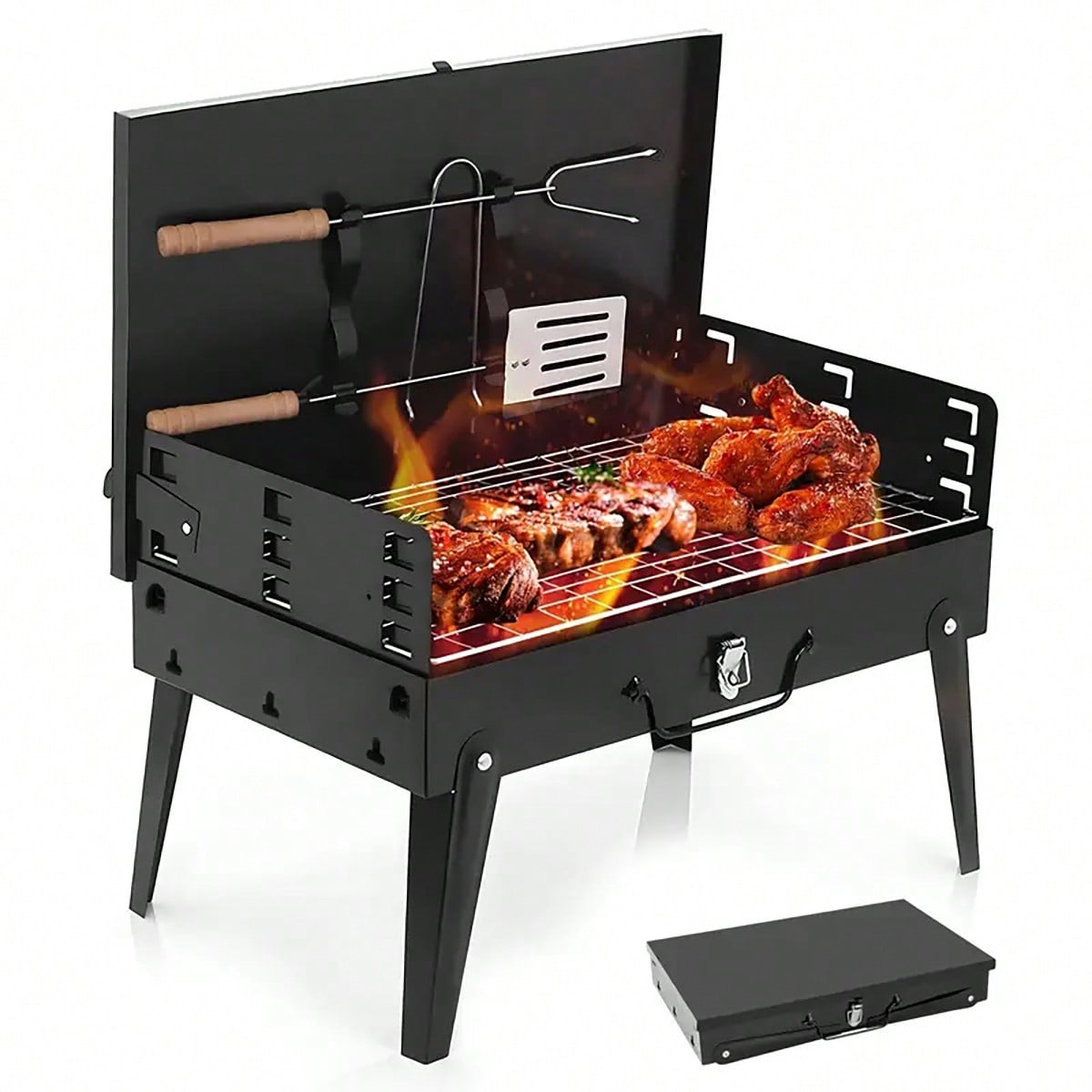 1 barbecue à charbon de bois c - Camping Hiking Cooking avis et prix