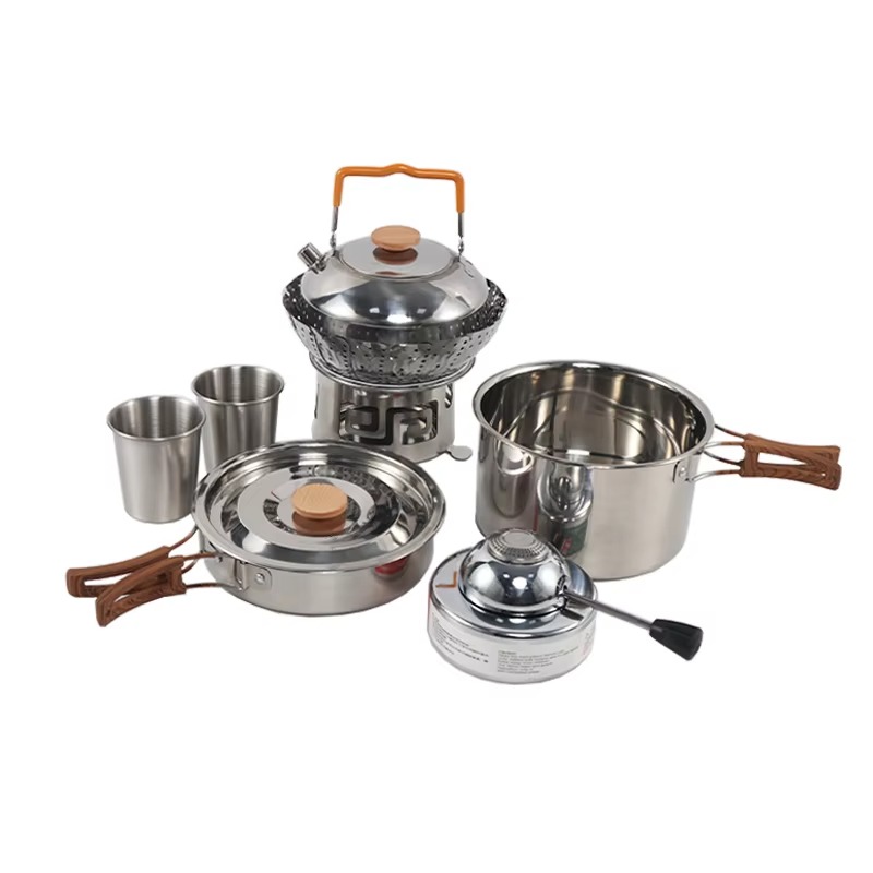 Ensemble de cuisine portable d - Quality Camping Cooking Set avis et prix